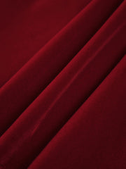 Satin Velvet Strapless Short Dress